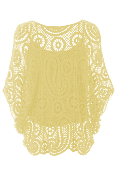 Paisley Crochet Top with Vest