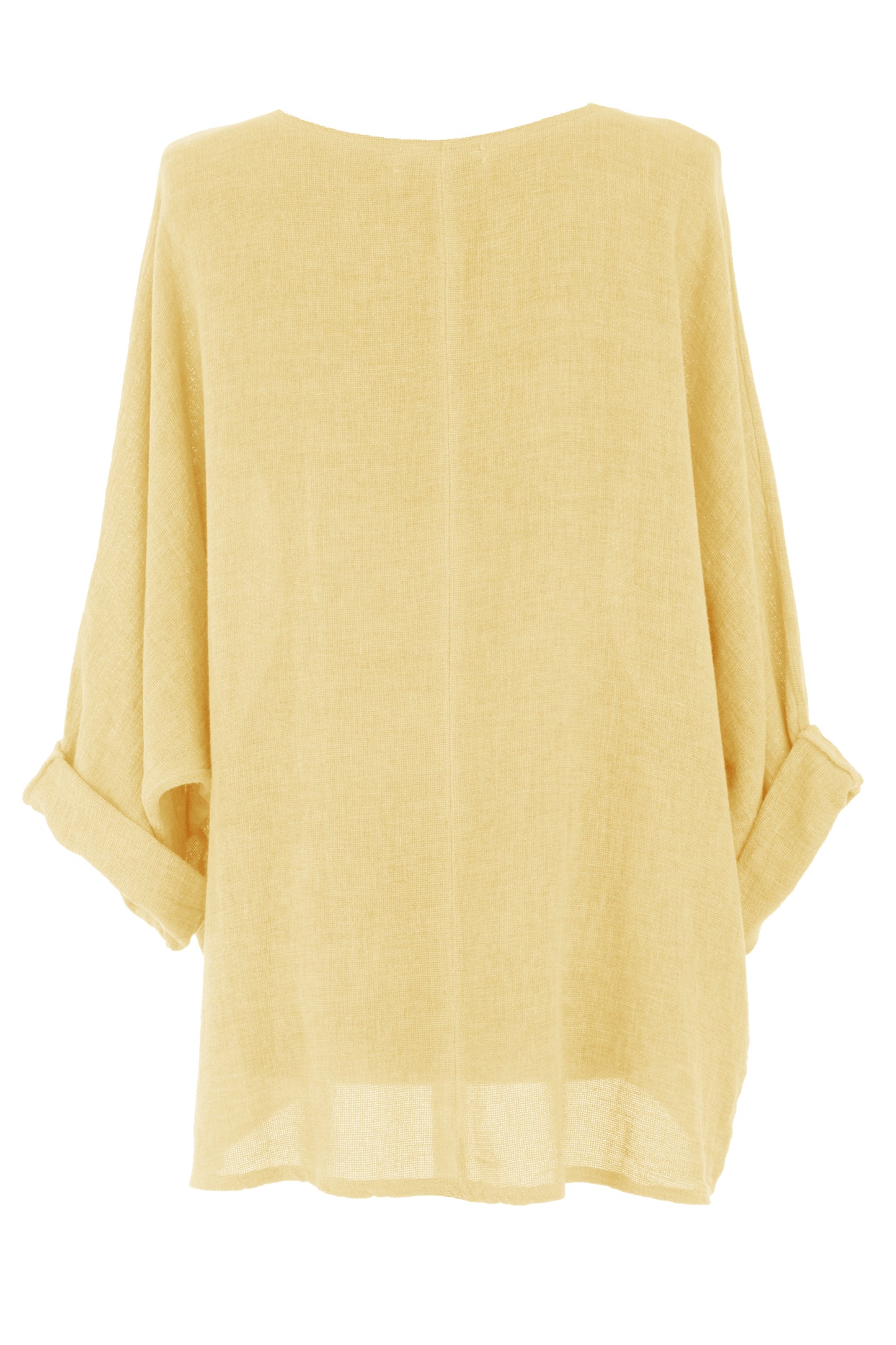 One Button Linen Cardigan