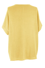 Load image into Gallery viewer, V Neck Teabag Linen Top
