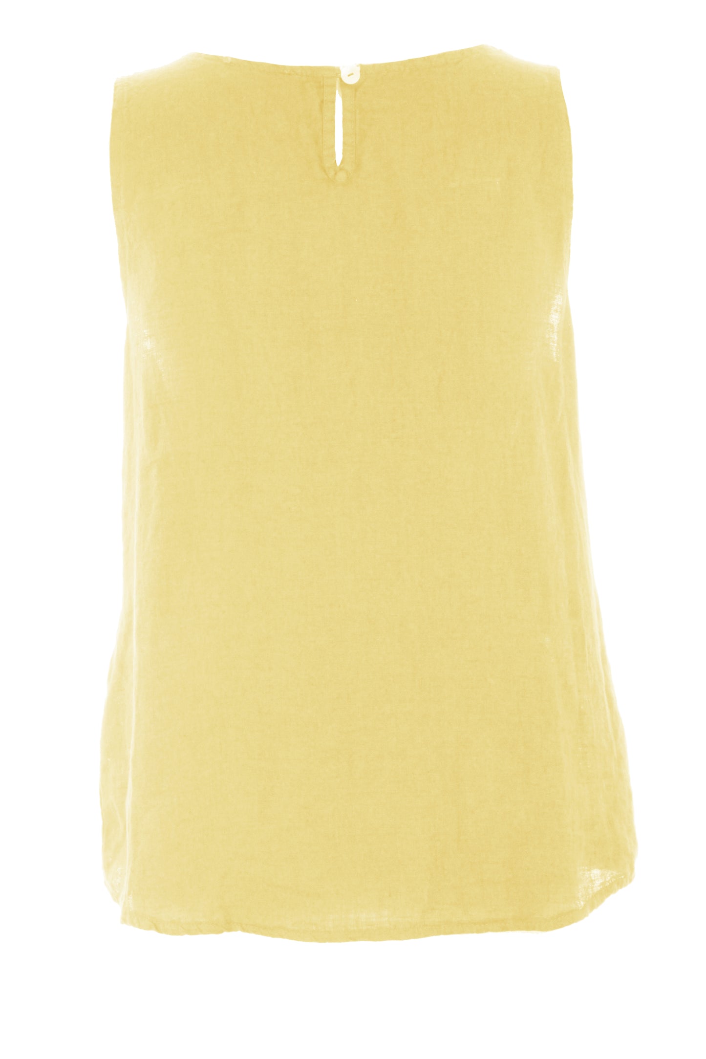 Sleeveless Side Tie Linen Top