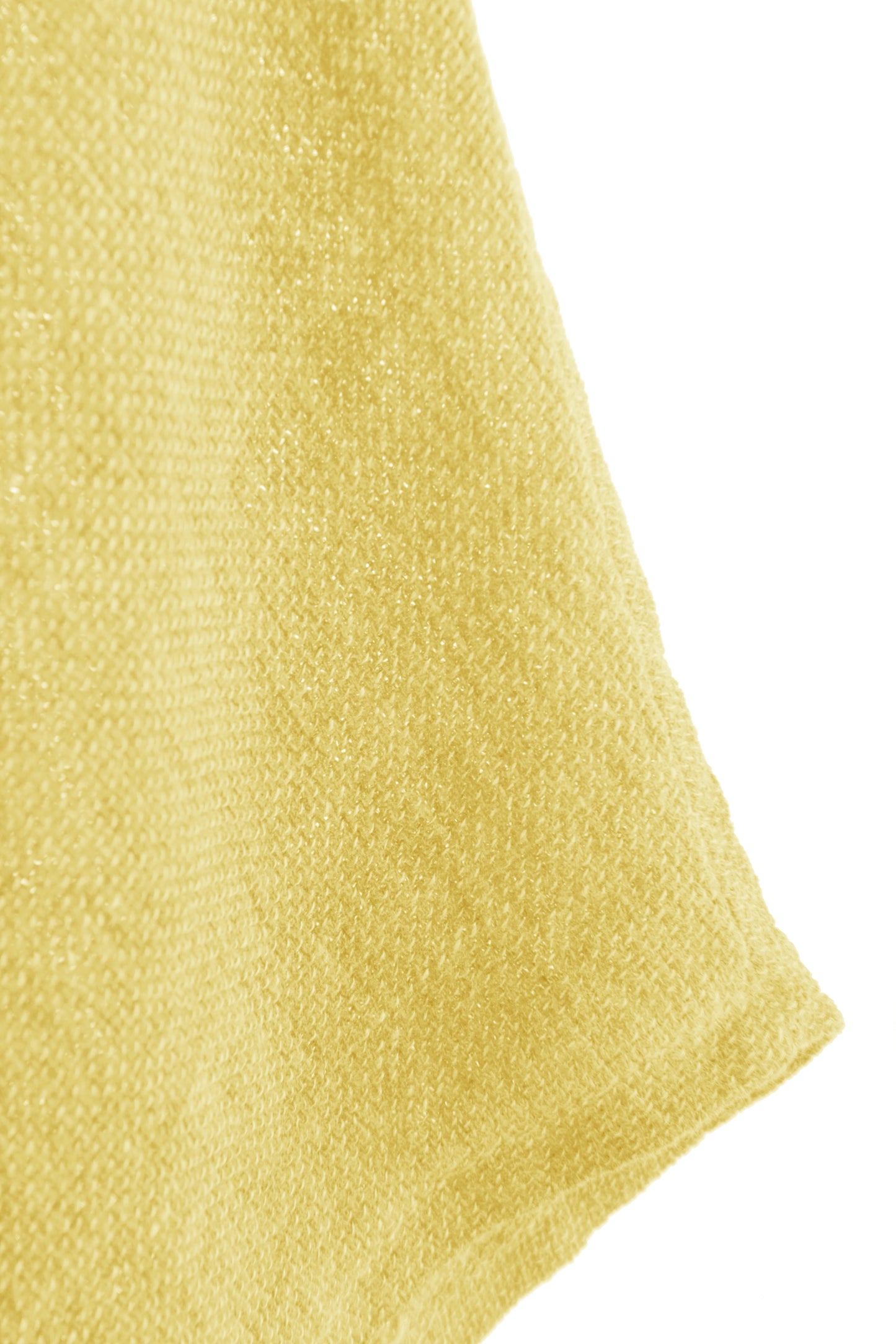 V Cutout Hem Linen Teabag Top