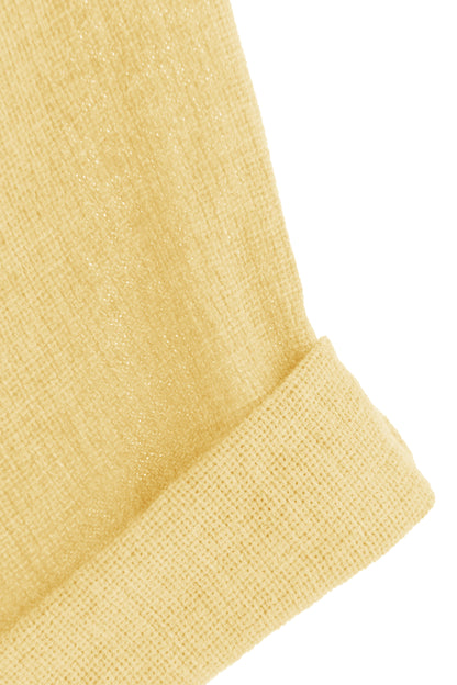 One Button Linen Cardigan