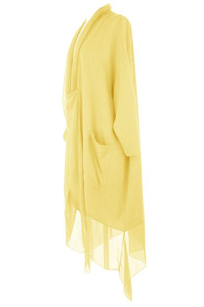 Crossover Silk Panel Tunic