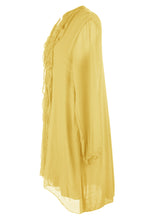 Load image into Gallery viewer, Frill Tassel Silk Blouse
