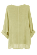 Load image into Gallery viewer, One Button Linen Cardigan
