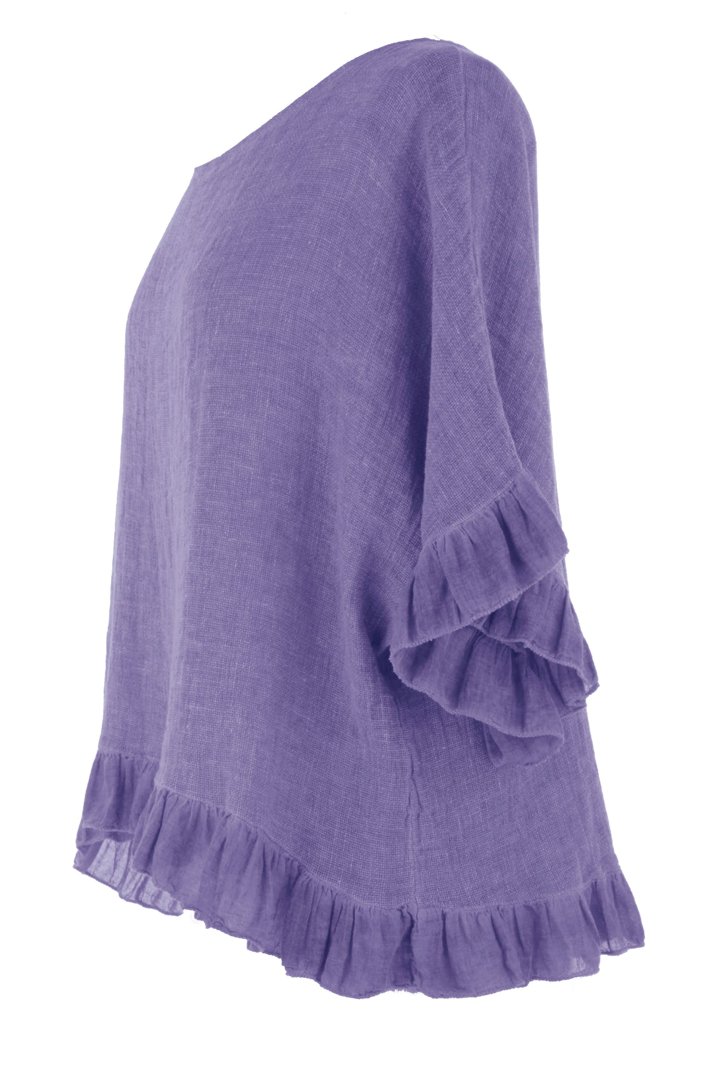 Frill Hem Teabag Top