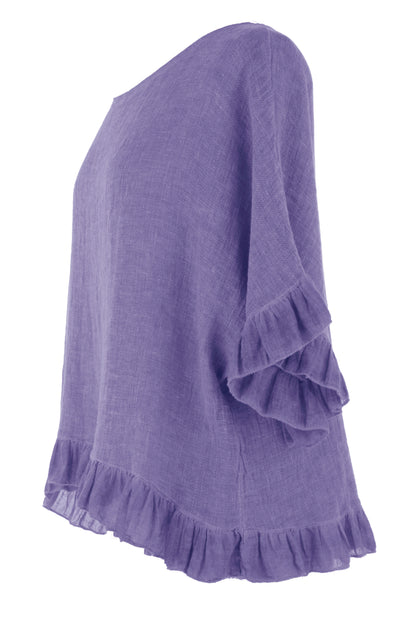 Frill Hem Teabag Top