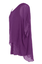 Load image into Gallery viewer, Sequin Hem Silk Top
