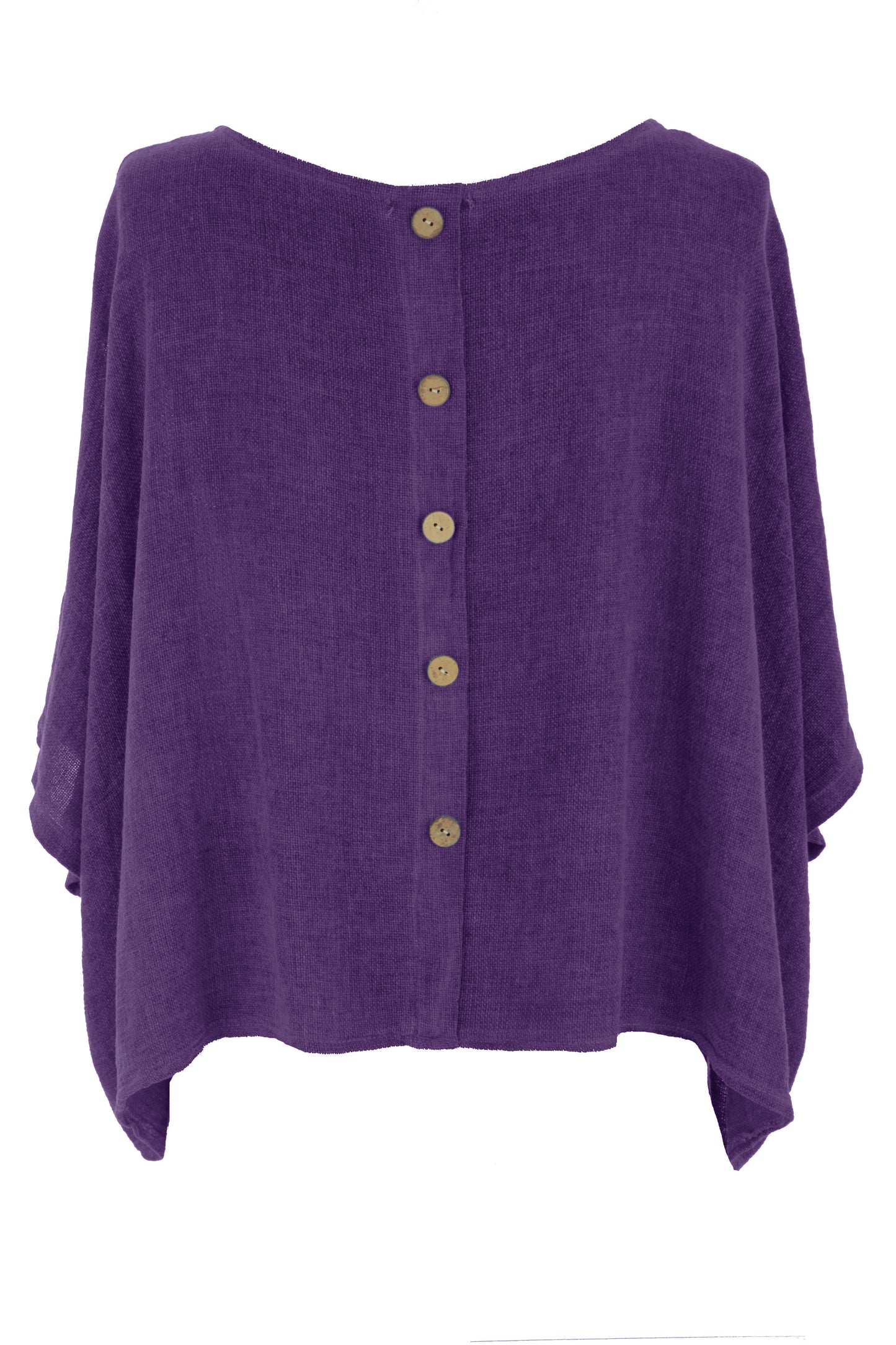 Button Detail Back Teabag Top