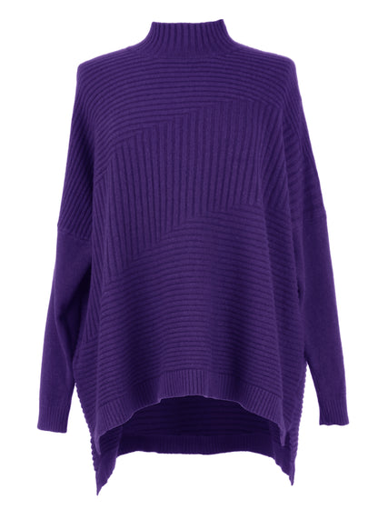 Ribbed Panel Jumper