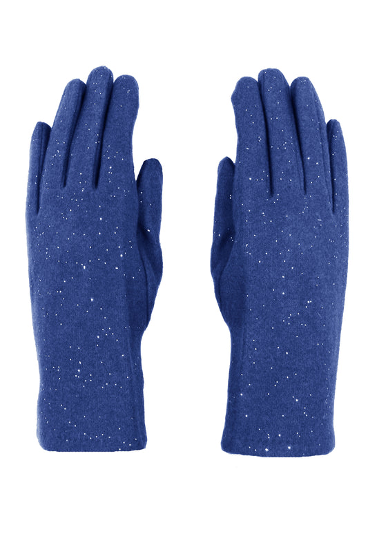 Glitter Detail Cashmere Fleece Gloves