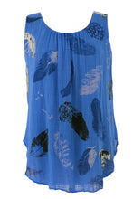 Load image into Gallery viewer, Feather Print Cheesecloth Vest
