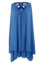 Load image into Gallery viewer, Sleeveless Crochet Back Layered Dress
