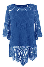 Load image into Gallery viewer, Scoop Hem Crochet Top
