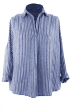 Load image into Gallery viewer, Collar Stripe Top
