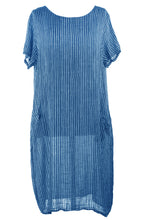 Load image into Gallery viewer, 2 Pocket Stripe Dress
