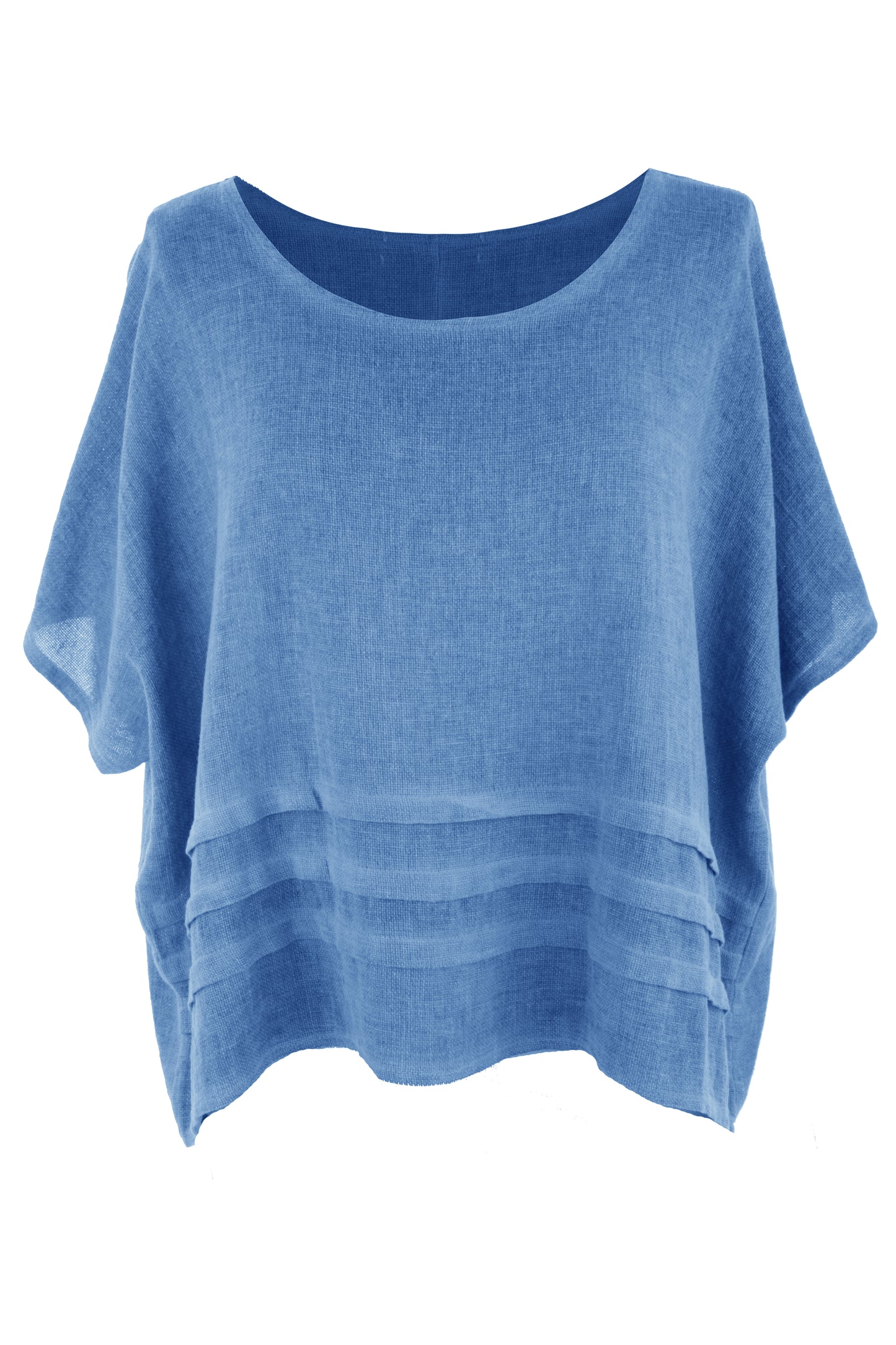 Pleat Detail Teabag Linen Top