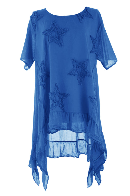 Frayed Star Tunic