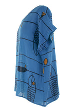 Load image into Gallery viewer, Fish Print Cotton Top
