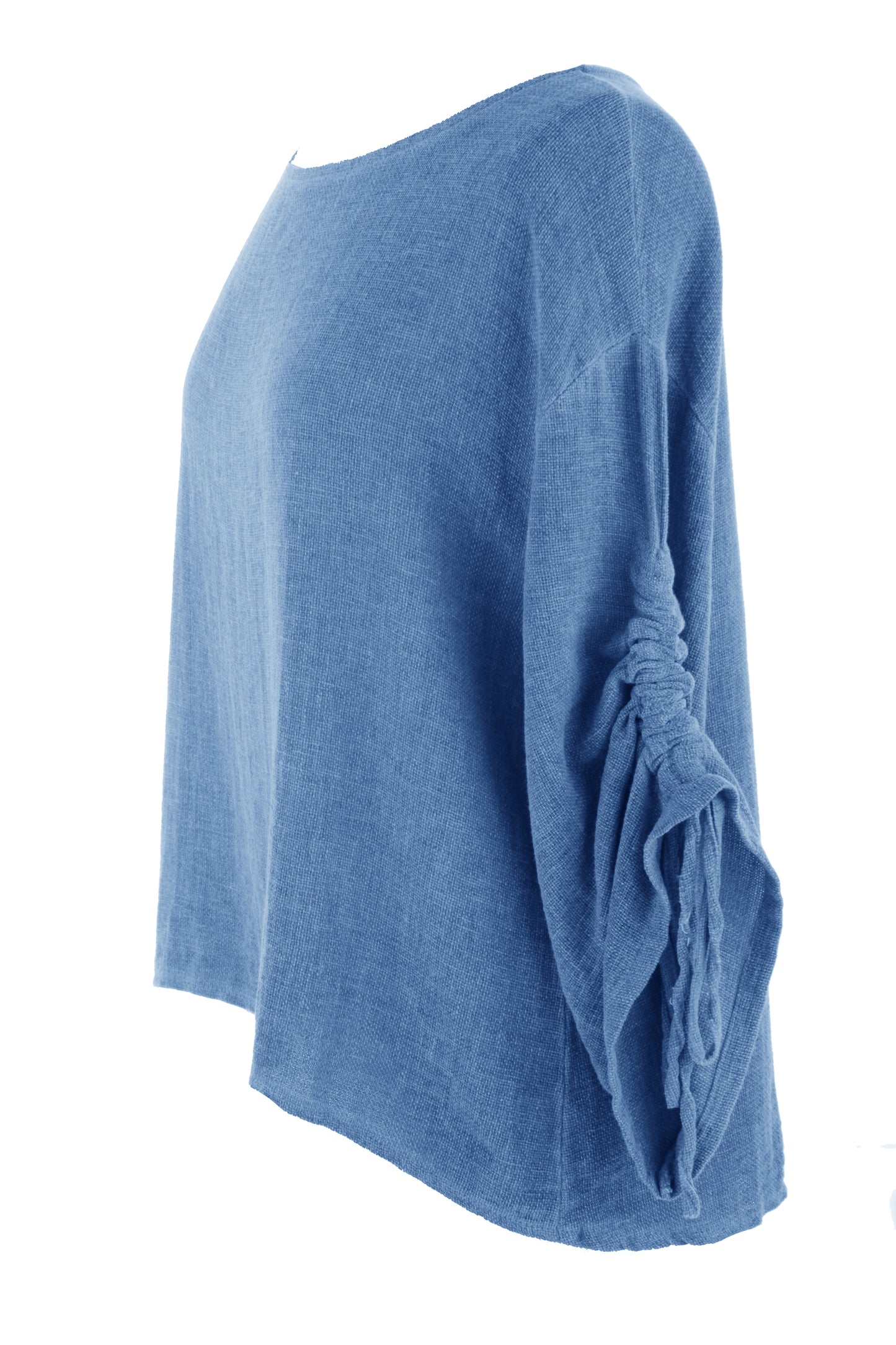 Ruched Sleeve Teabag Top
