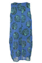 Load image into Gallery viewer, Sleeveless 2 Pocket Palm Print Dress
