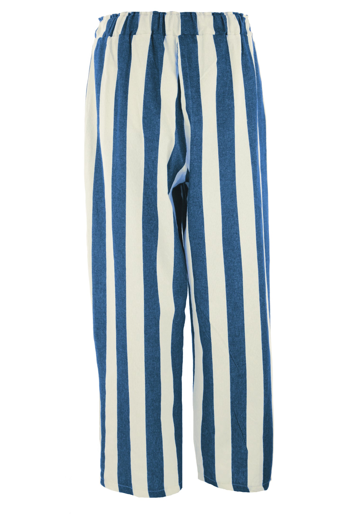 Woven Stripe Cotton Trouser