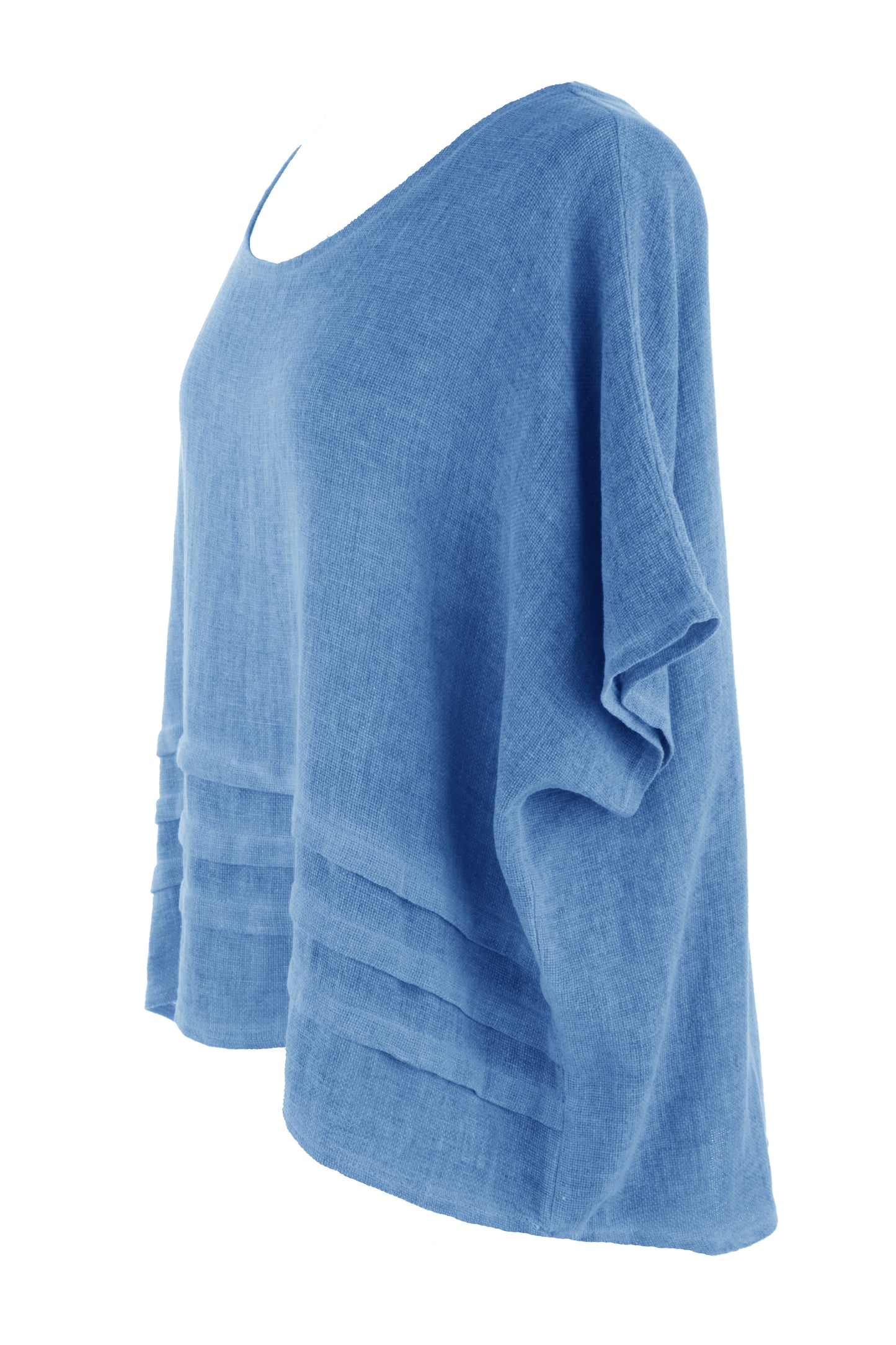 Pleat Detail Teabag Linen Top