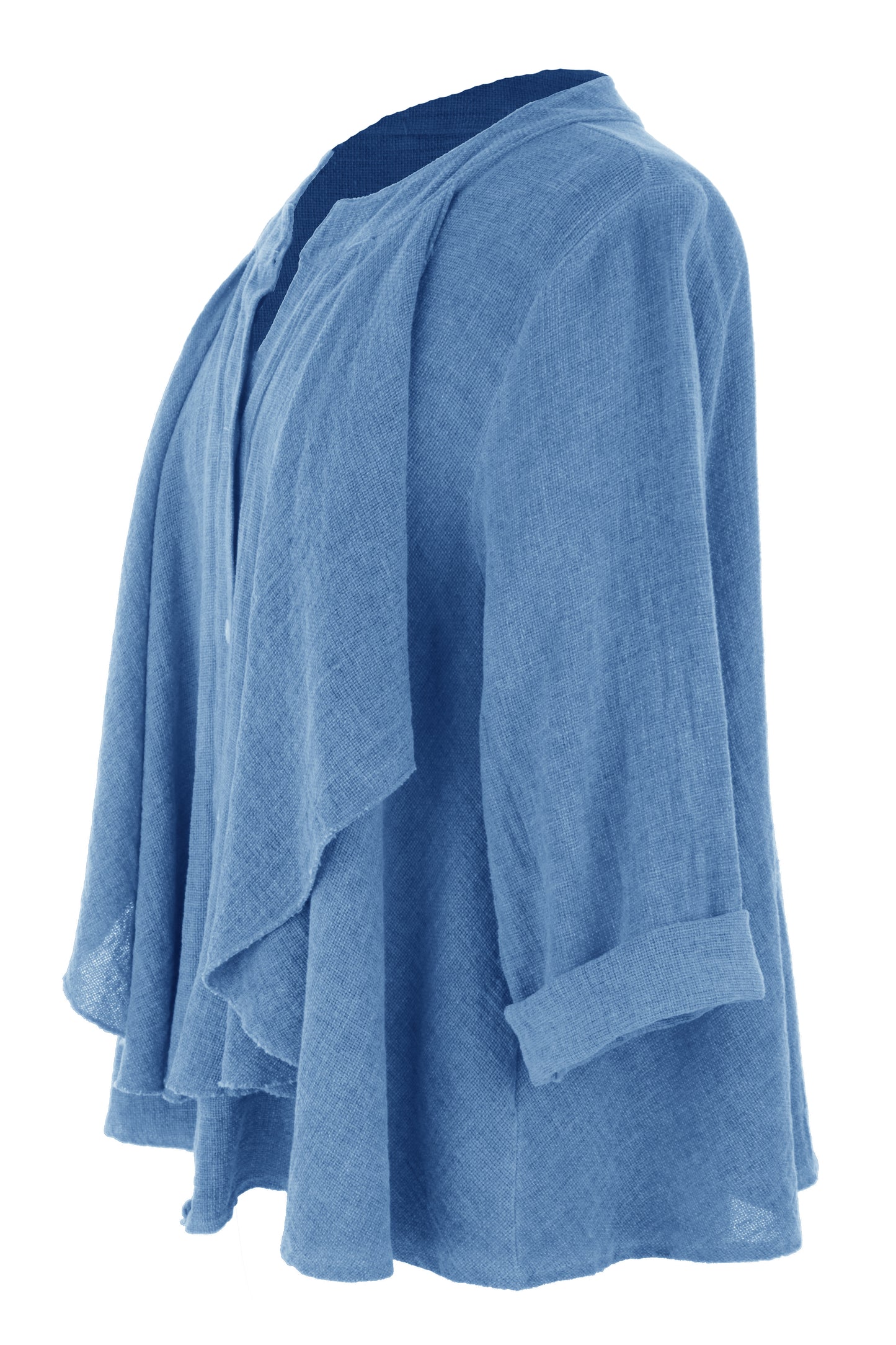 Drape Detail Teabag Shirt