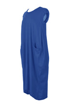 Load image into Gallery viewer, Cap Sleeve 2 Pocket Cotton Midi
