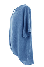 Load image into Gallery viewer, Twist Hem Teabag Linen Top
