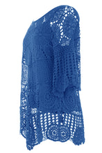 Load image into Gallery viewer, Scoop Hem Crochet Top
