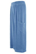 Load image into Gallery viewer, Teabag Linen Cropped Length Trouser
