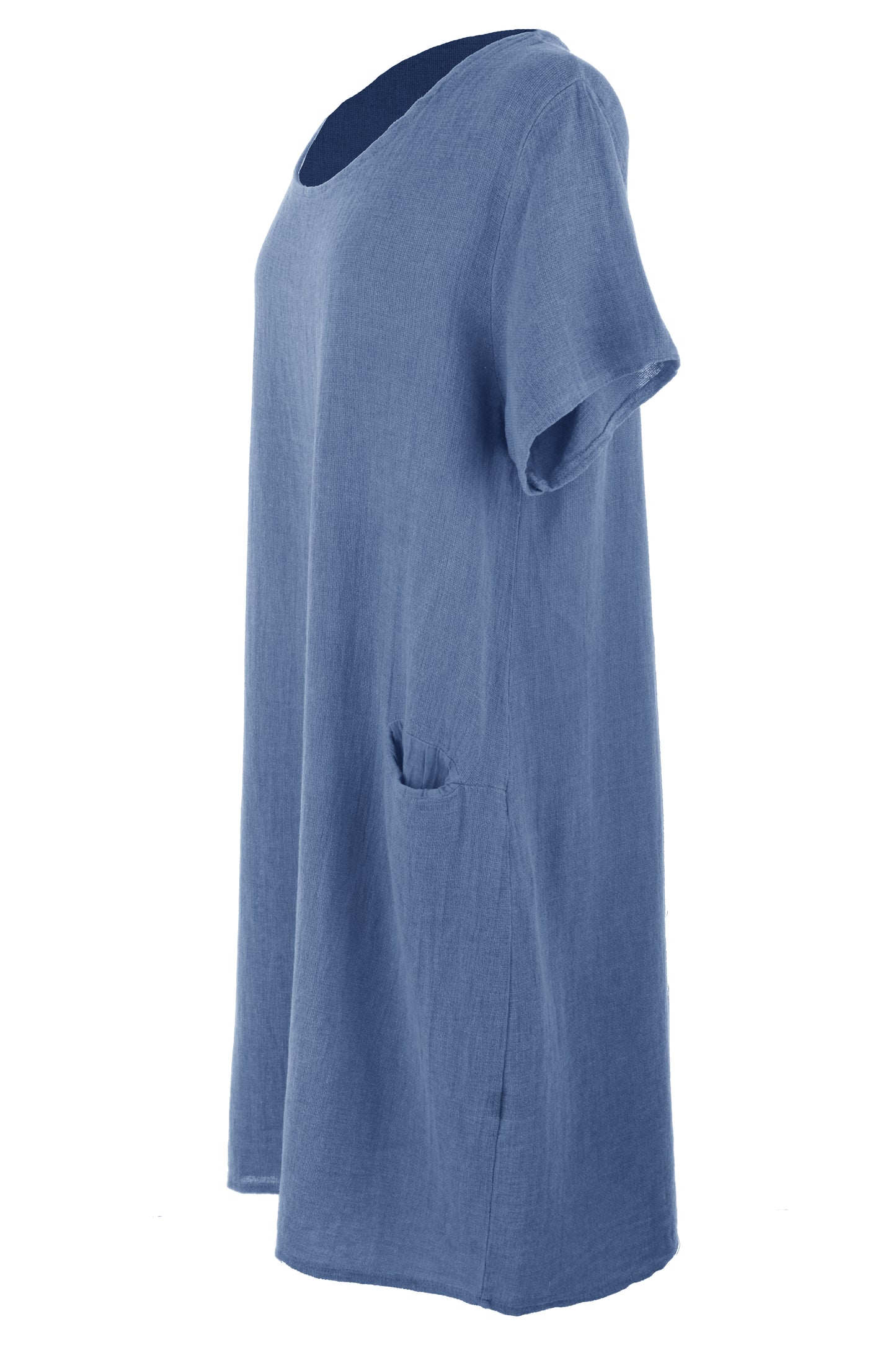 2 Pocket Teabag Linen Dress
