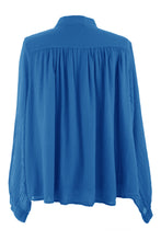 Load image into Gallery viewer, Ruched Shoulder Cotton Top
