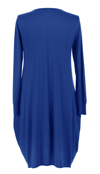 2 Pocket Panel Detail Knit Dress