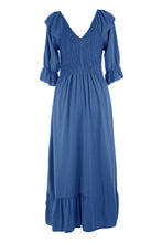 Load image into Gallery viewer, V Neck Smocked Maxi
