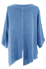 Load image into Gallery viewer, V Cutout Hem Linen Teabag Top
