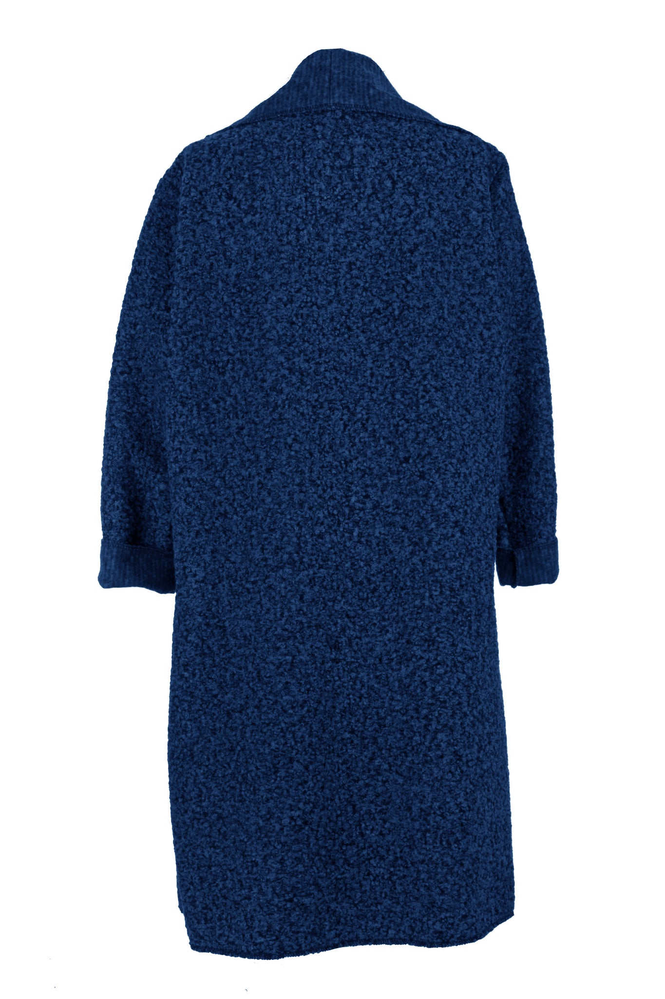 Ladies Womens Italian Lagenlook 2 Pocket Waterfall Boucle Coat Jacket Texture Online