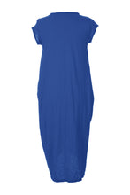 Load image into Gallery viewer, Cap Sleeve 2 Pocket Cotton Midi
