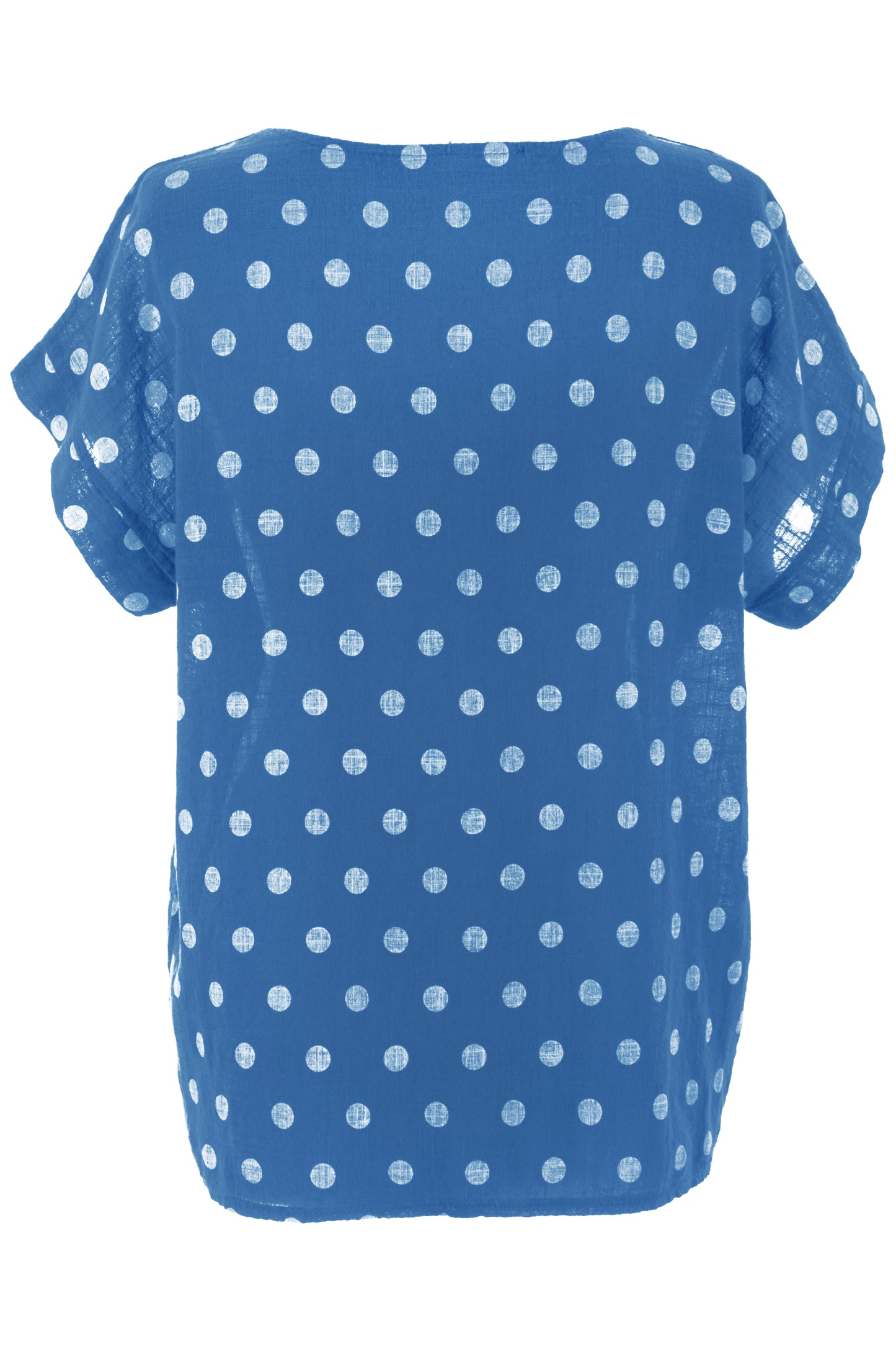 Polka Dot Print Necklace Top