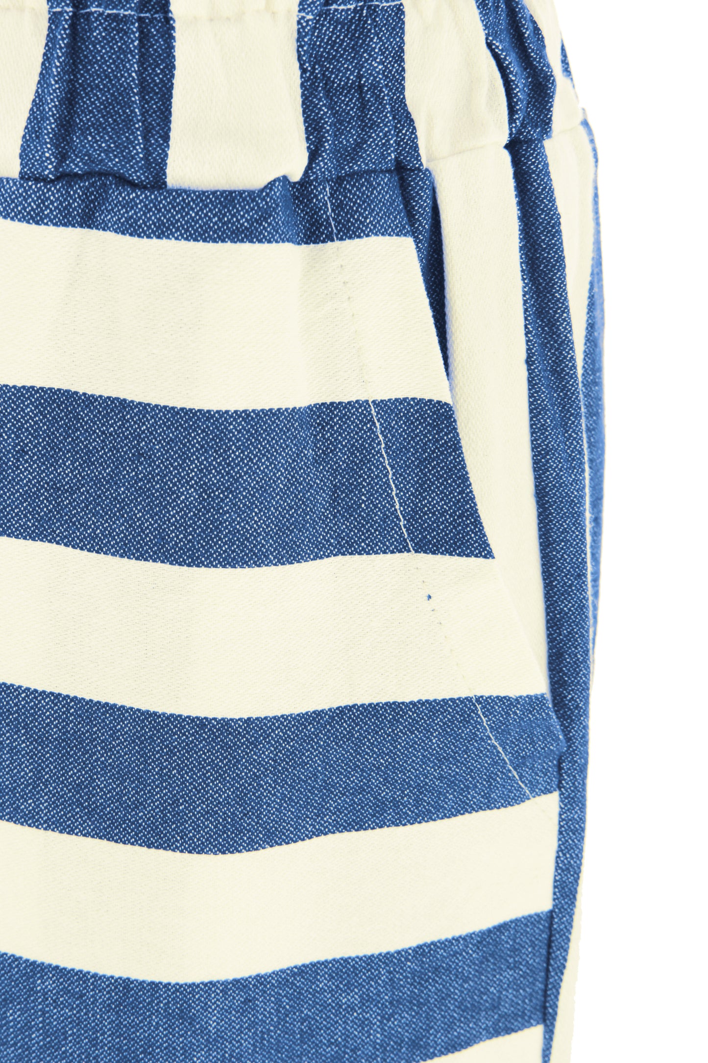 Woven Stripe Cotton Trouser