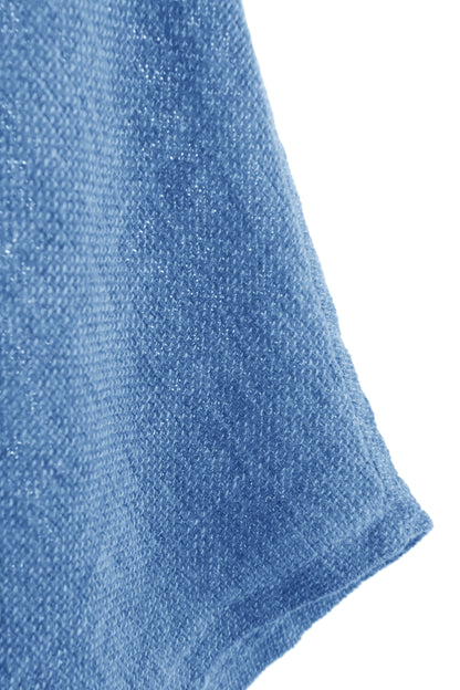 V Cutout Hem Linen Teabag Top