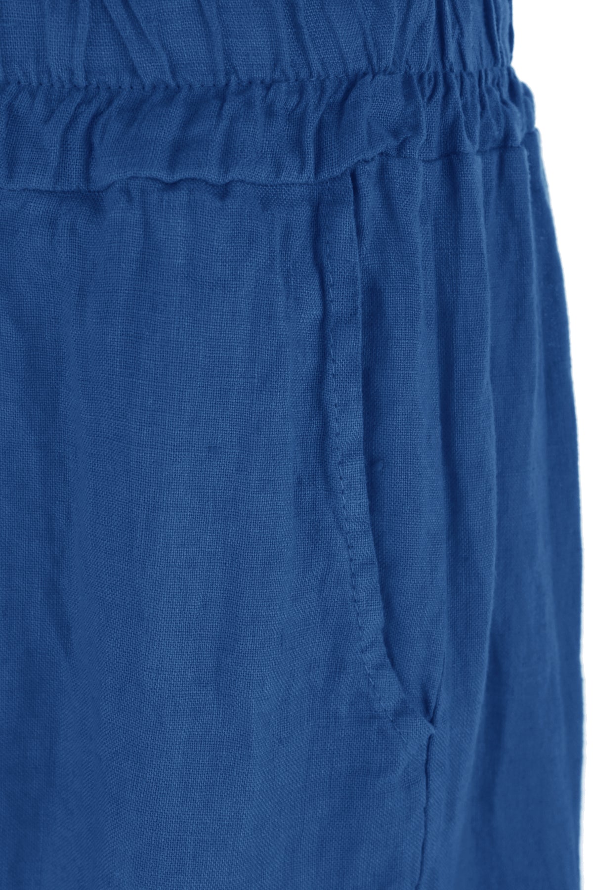 2 Pocket Barrel Leg Linen Trouser