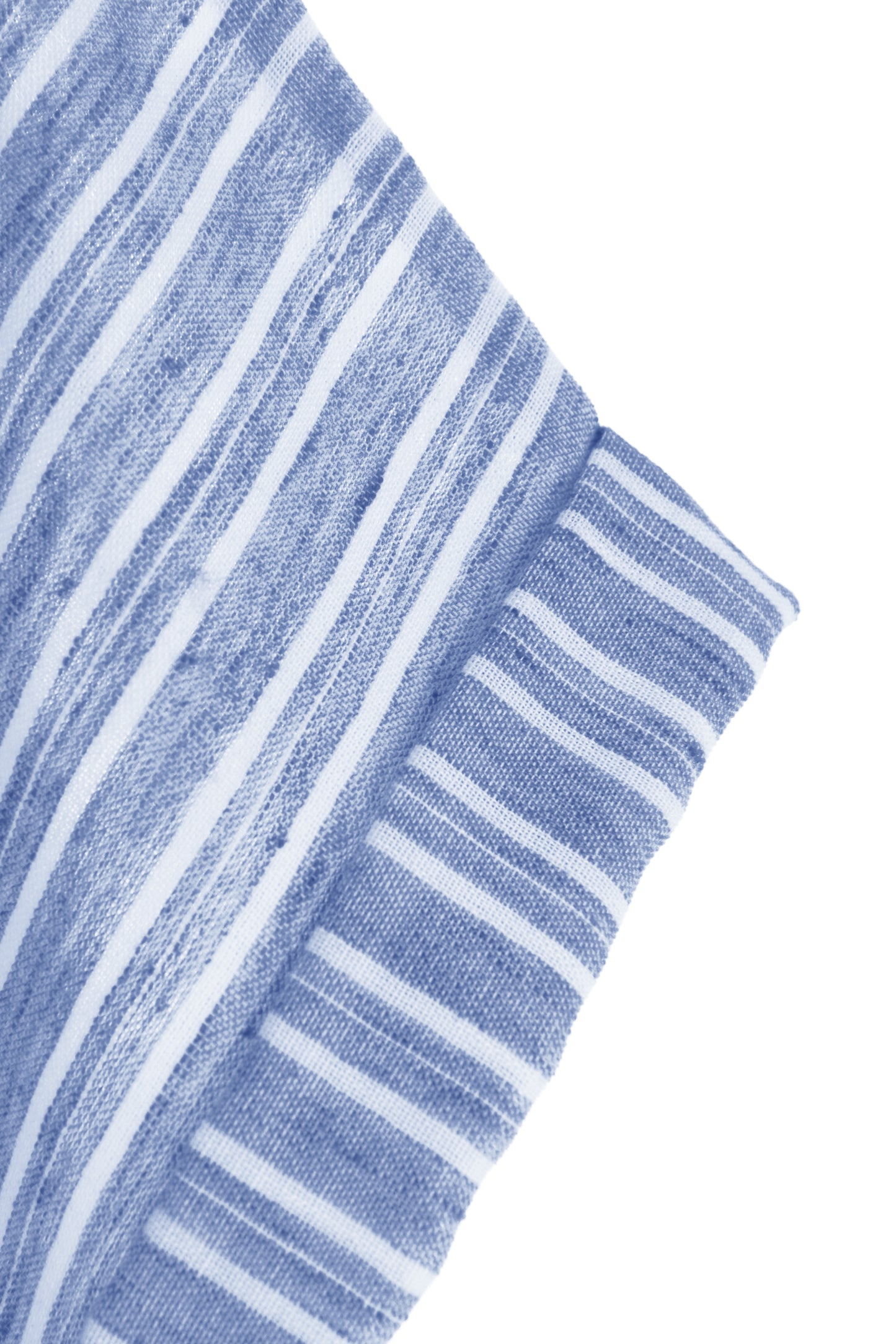 Stripe Print Collar Midi