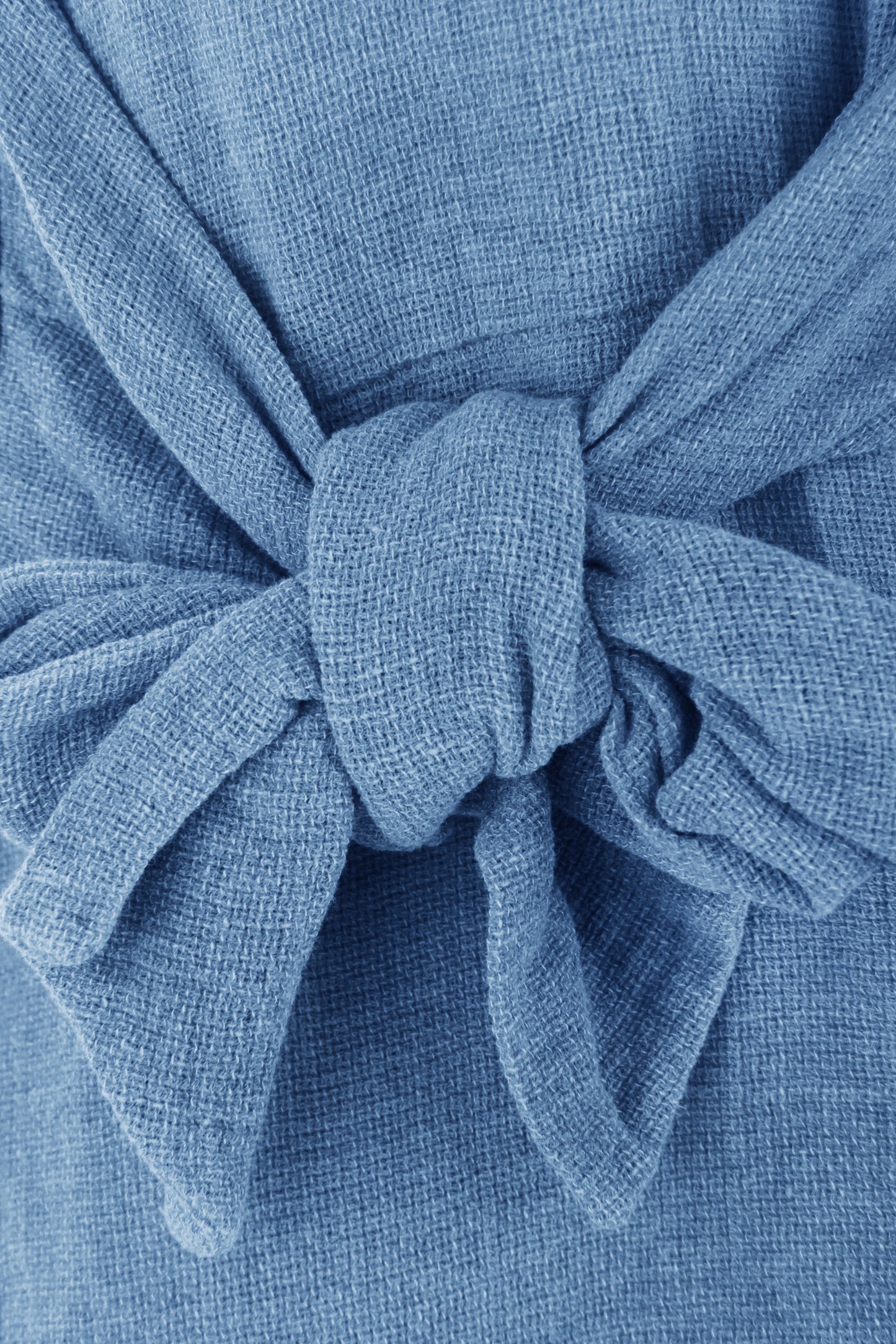 Side Tie Teabag Linen Top