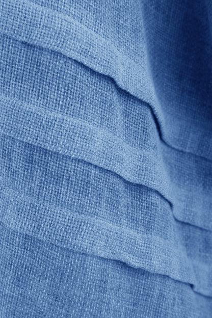 Pleat Detail Teabag Linen Top