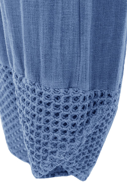 2 Crochet Pocket Barrel Leg Teabag Trouser