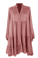 Load image into Gallery viewer, Silk Satin Tiered Tunic
