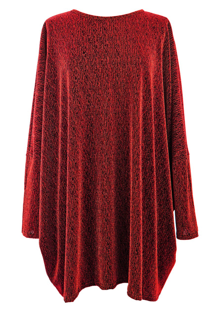 Batwing Lurex Tunic