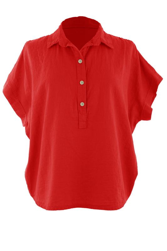 3 Button Linen Shirt